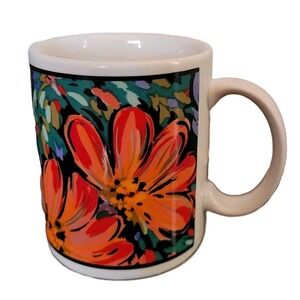 Misono Wild flower Mug 8726 Colorful Floral Painting WildFlowers Boho Bright Cup